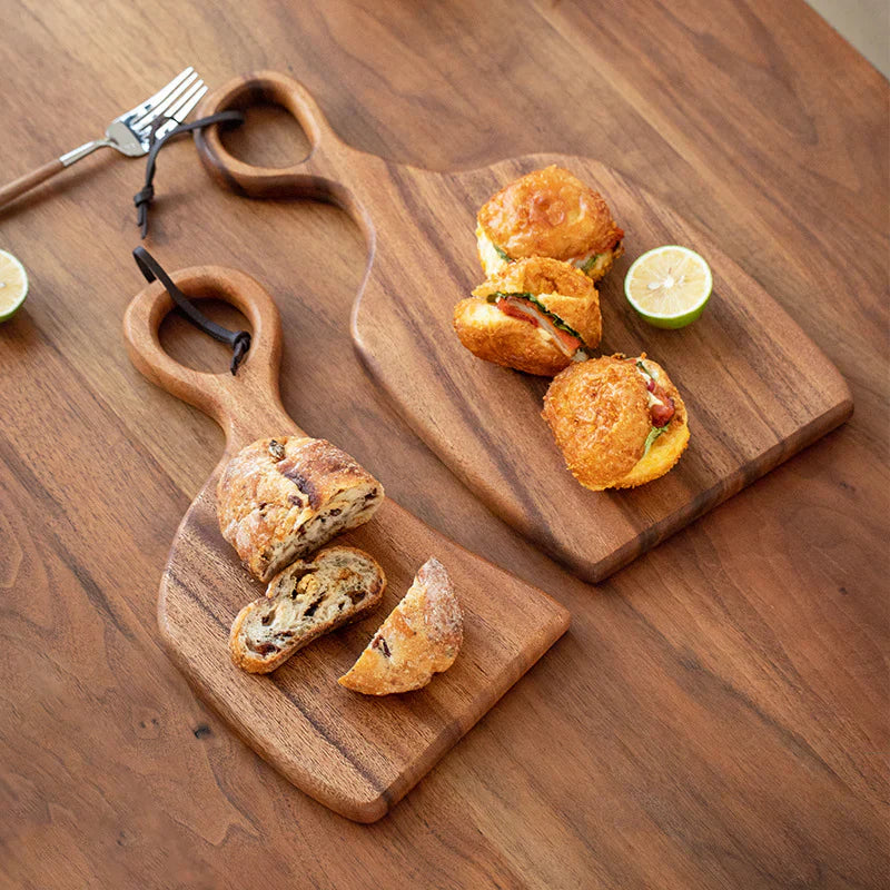 Wood cutting board – Premium walnut – Double-sided design – Kitchen and serving essential – 13.8 x 9.8 in 3