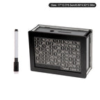 Natural wood piggy bank designed for adults, featuring a built-in coin counter and customizable options. Its sleek finish and modern design make it a stylish addition 0