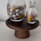 Wooden cake stand – Eco-friendly natural wood – Elevated serving tray – Versatile home decor 4