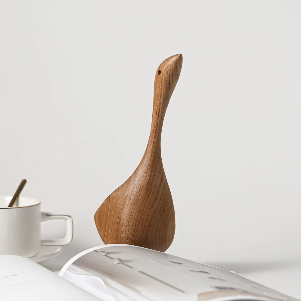 Wooden figurines – Teak wood – Minimalist design – Nature-inspired home decor 4