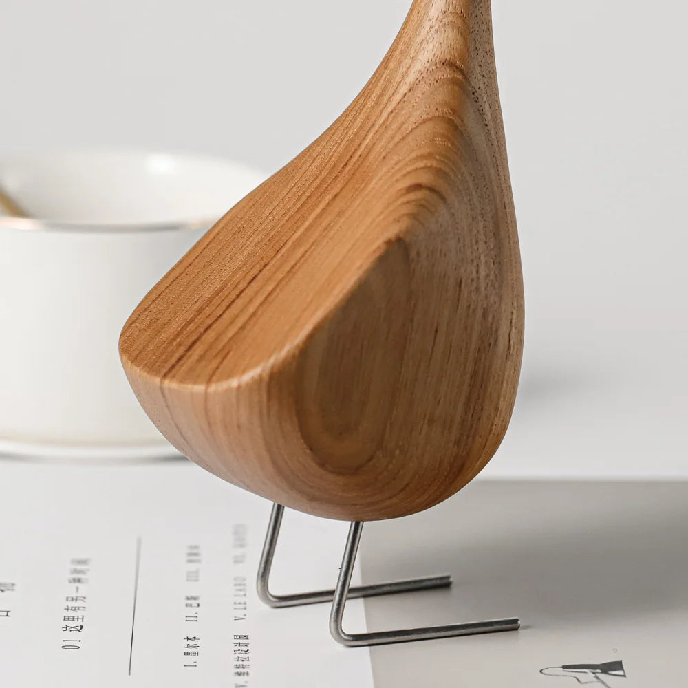 Wooden figurines – Teak wood – Minimalist design – Nature-inspired home decor 5