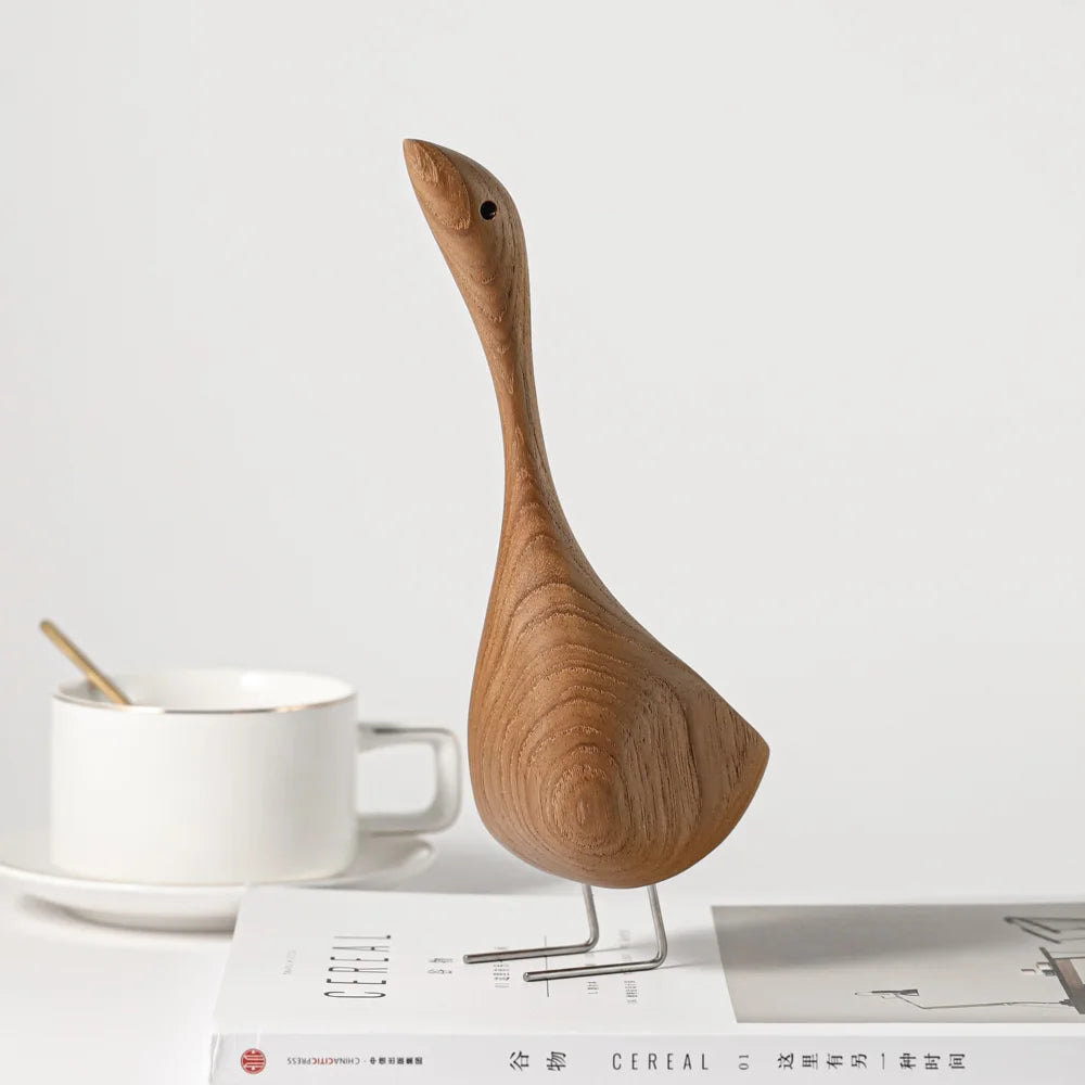 Wooden figurines – Teak wood – Minimalist design – Nature-inspired home decor 8