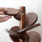 Wooden trivet – Black walnut – Tree-shaped design – Heat protection for hot dishes and pots 2