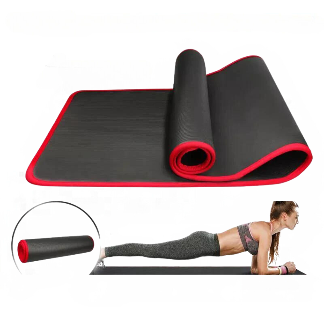 Yoga mat – Extra thick – Non-slip grip – Eco-friendly material – 72 x 24 in 1