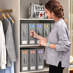 Foldable Bed Sheet Organizer Box with Clear Window