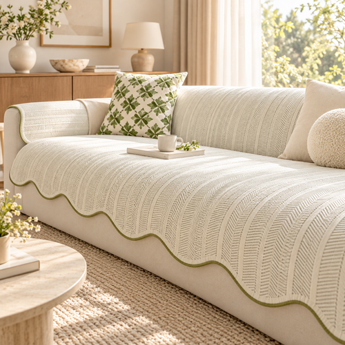 Herringbone Non-Slip Couch Cover Mat - product image