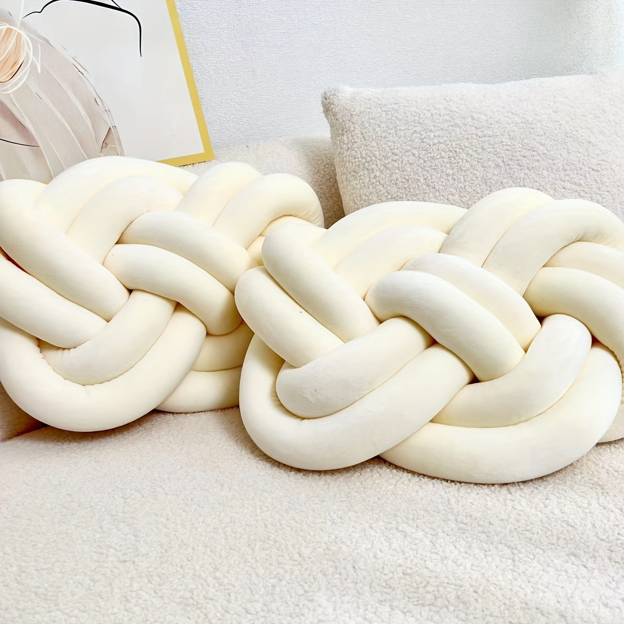 Decorative Button Ball Cushions for Sofa and Bed
