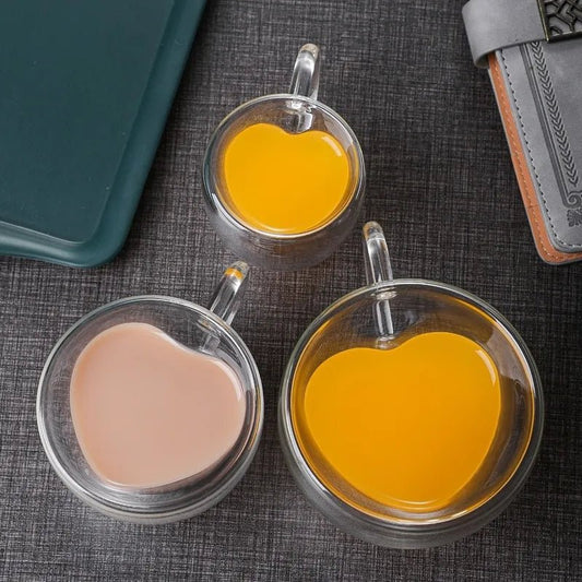 Romantic Heart-Shaped Coffee Mug for Special Moments