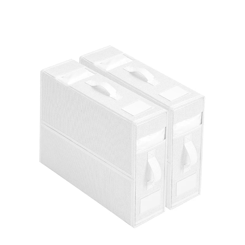 Foldable Bed Sheet Organizer Box with Clear Window