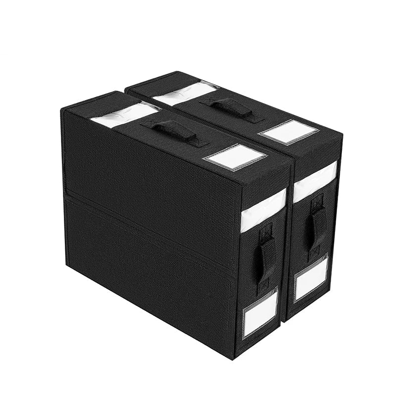 Foldable Bed Sheet Organizer Box with Clear Window