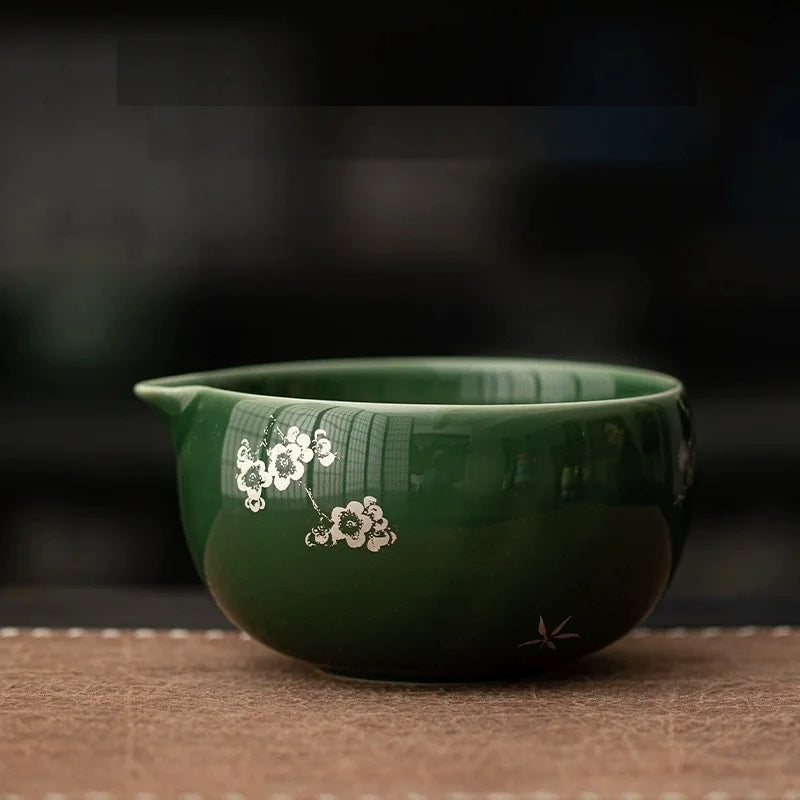 Handmade Ceramic Matcha Tea Set with Whisk and Scoop – Traditional Tea Gift Set for Ceremonies