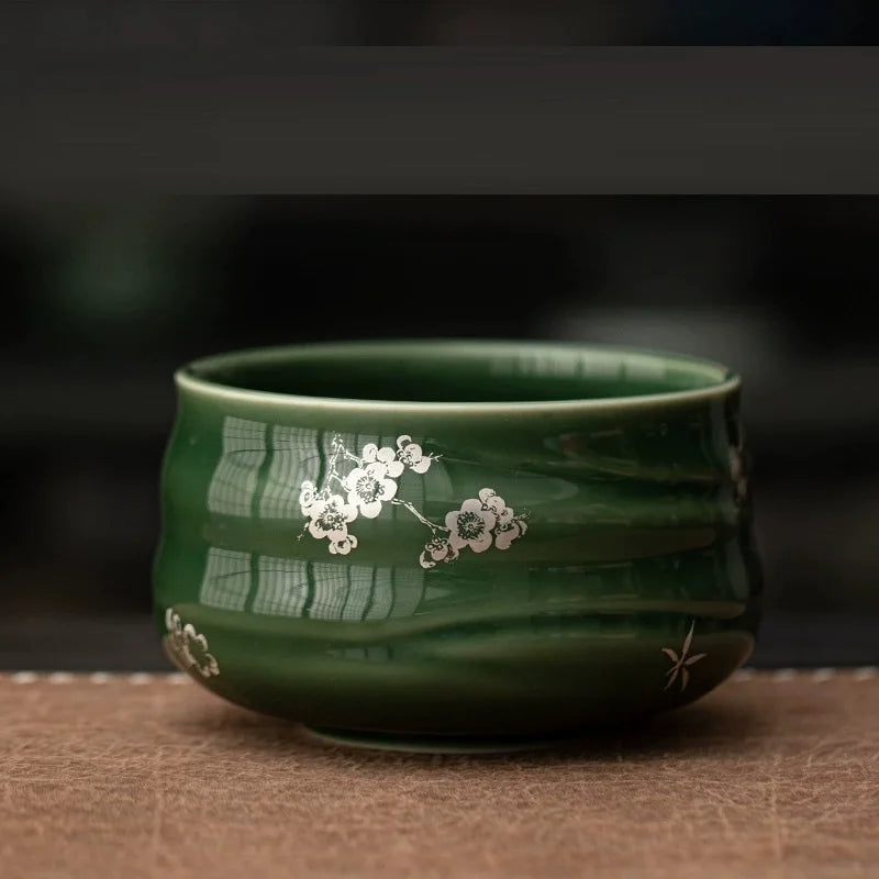 Handmade Ceramic Matcha Tea Set with Whisk and Scoop – Traditional Tea Gift Set for Ceremonies