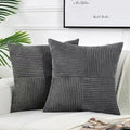 Corduroy Cushion Cover Set – Soft Decorative Pillow Covers for Sofa & Bed
