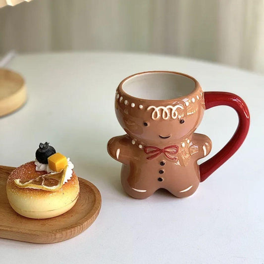 GingerMug | Coffee Mug in the Shape of a Gingerbread Man