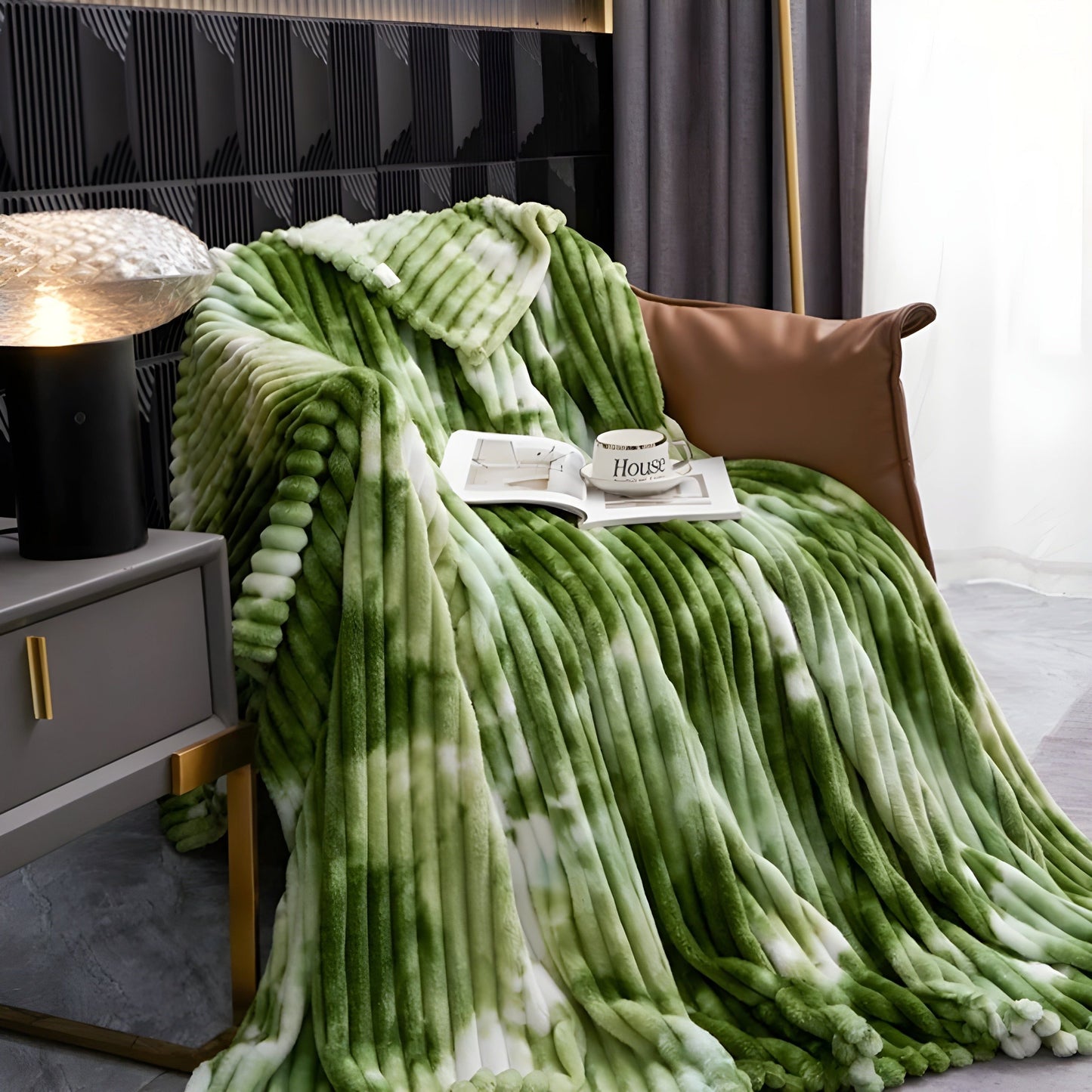 Soft Tie-Dye Flannel Fleece Blanket