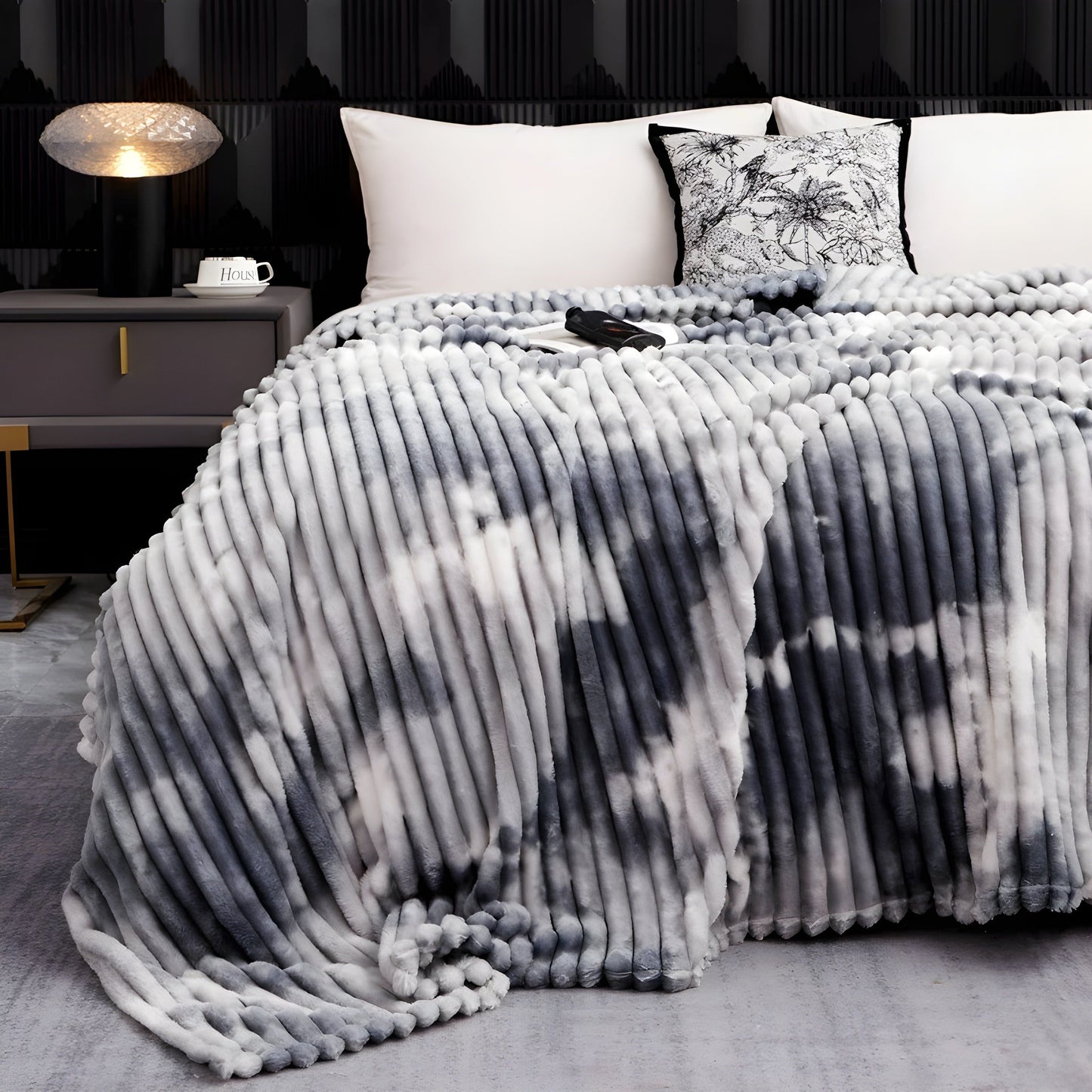 Soft Tie-Dye Flannel Fleece Blanket