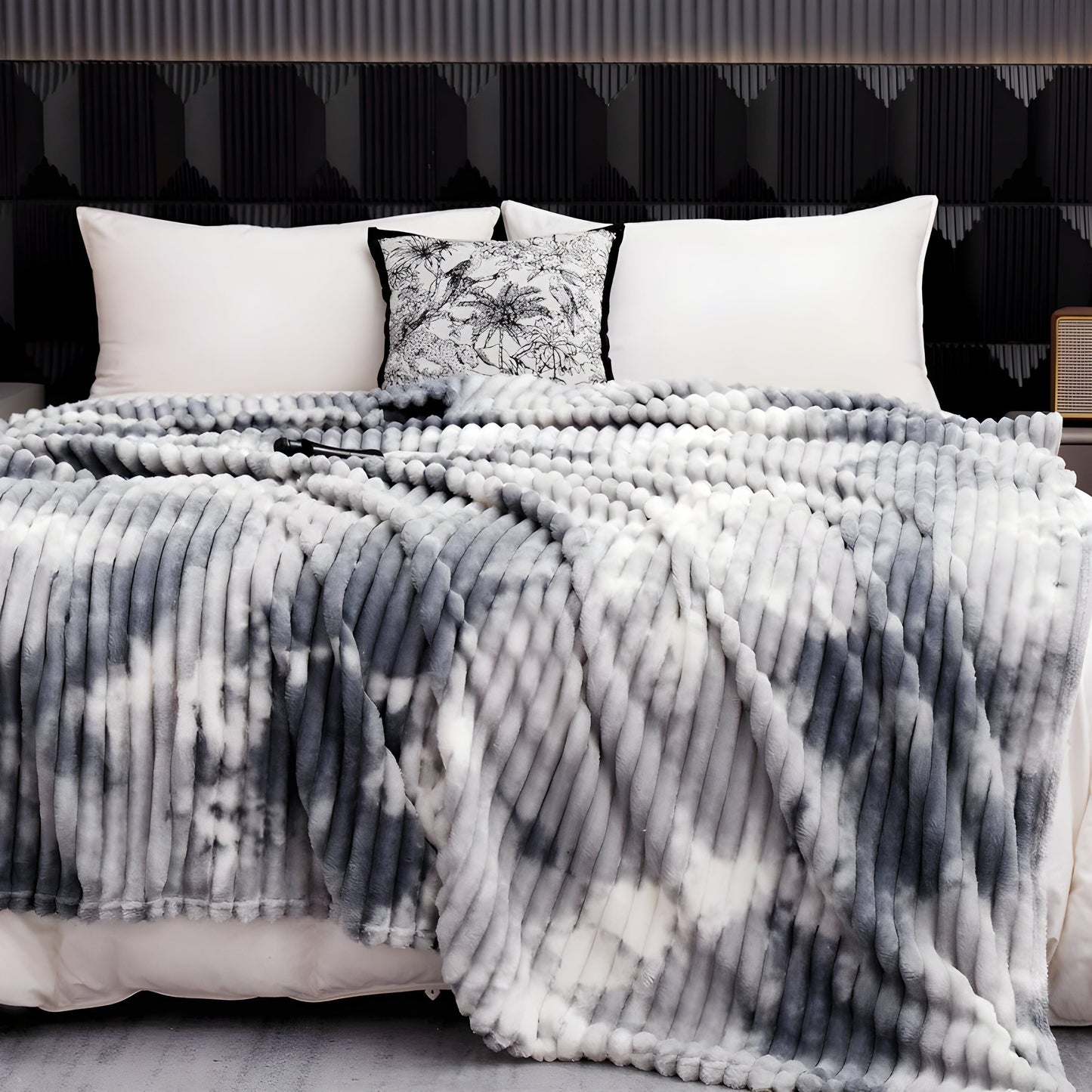 Soft Tie-Dye Flannel Fleece Blanket