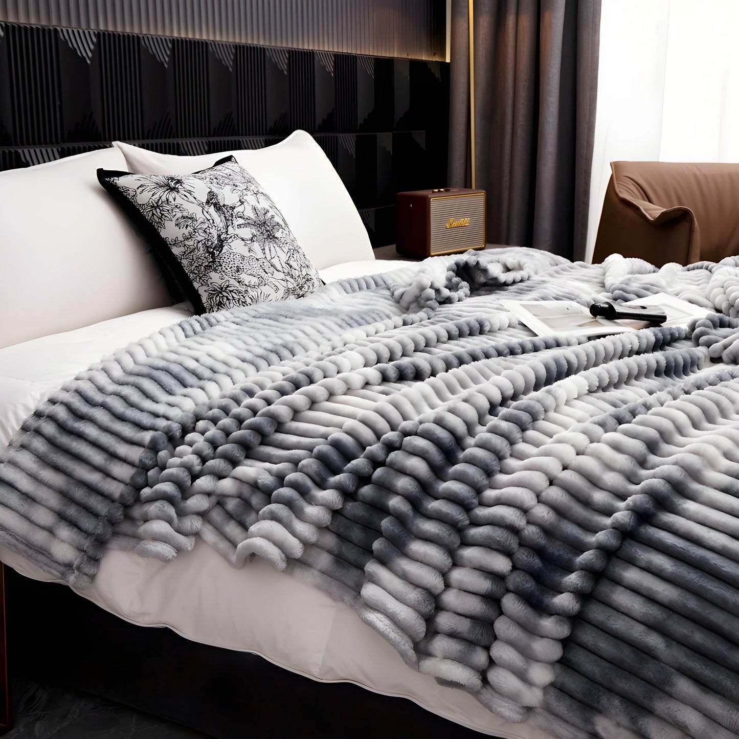 Soft Tie-Dye Flannel Fleece Blanket