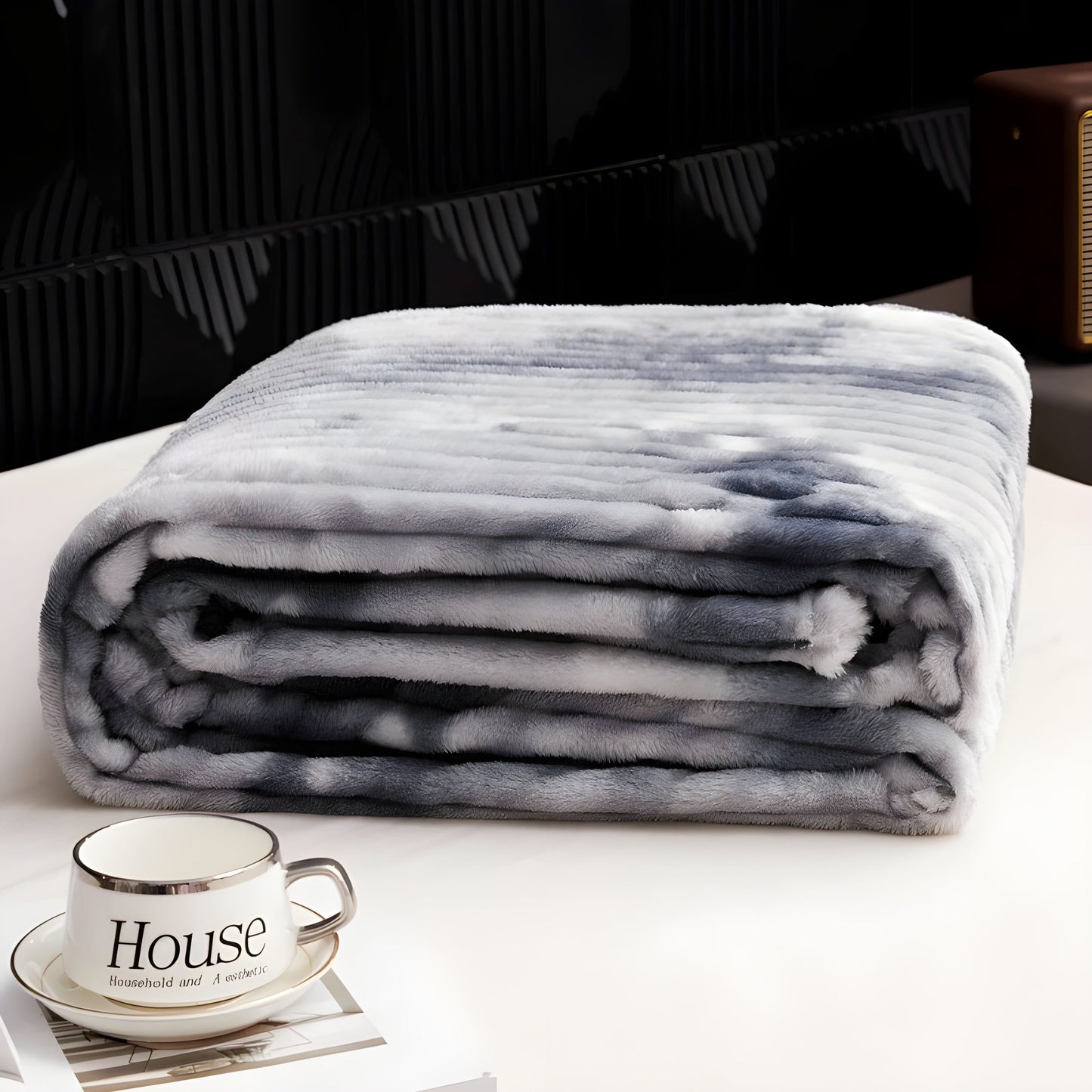 Soft Tie-Dye Flannel Fleece Blanket