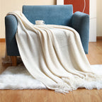 Cozy Nordic Knit Blanket – Scandinavian Design for Indoor & Outdoor Comfort